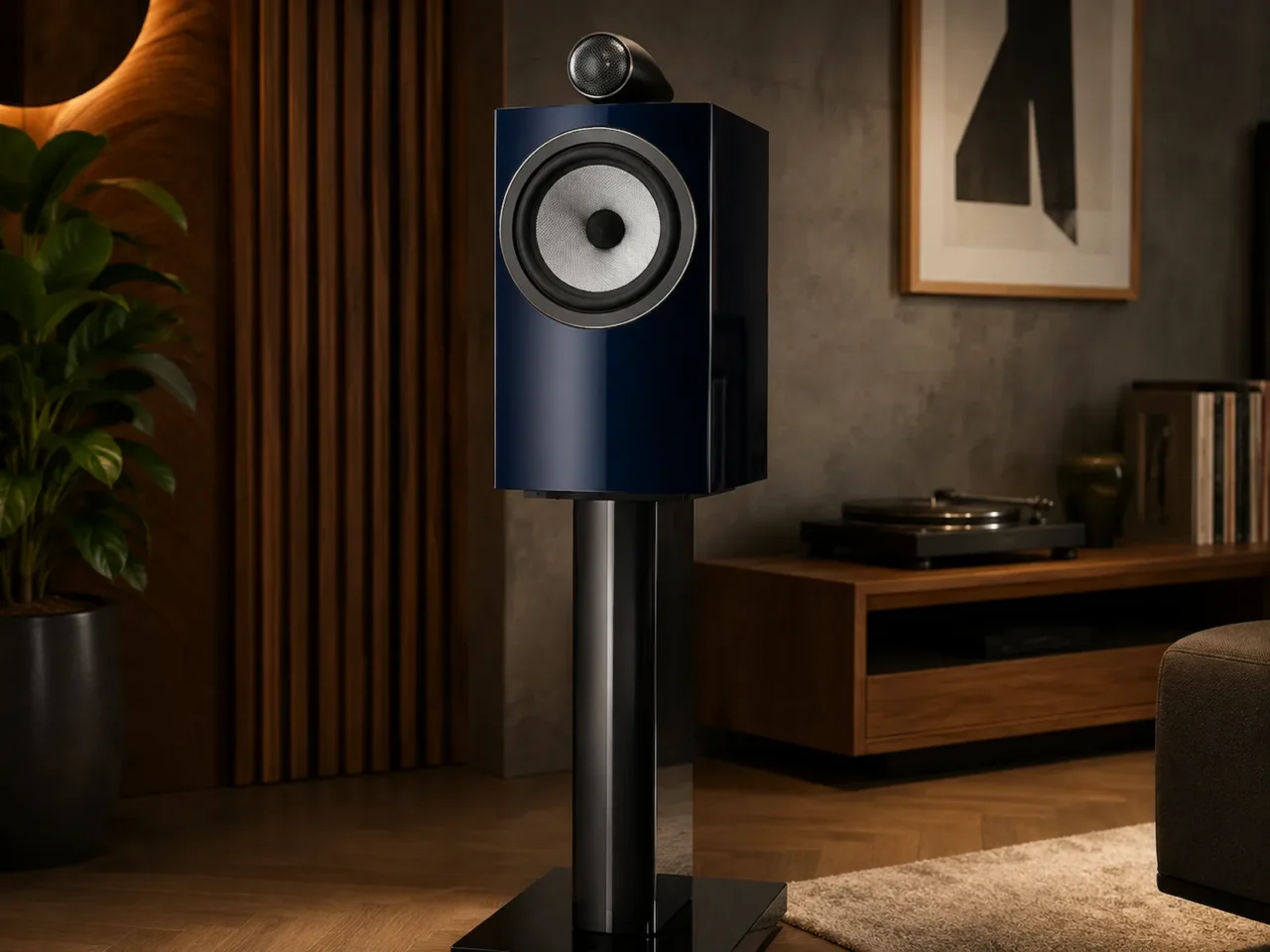 Altavoz Bowers & Wilkins 705 S3 en acabado negro