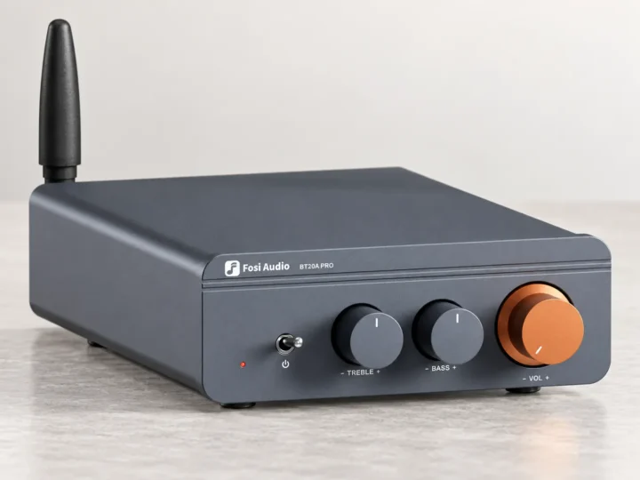 Amplificador estéreo Fosi Audio BT20A Pro.