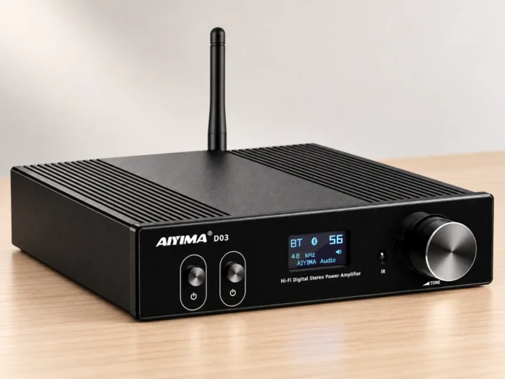 Amplificador estéreo AIYIMA D03.