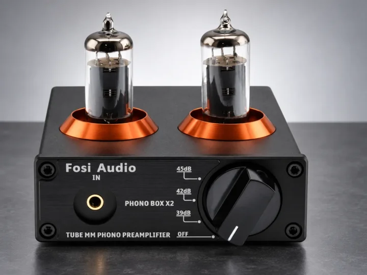 Preamplificador phono a válvulas Fosi Audio Box X2.