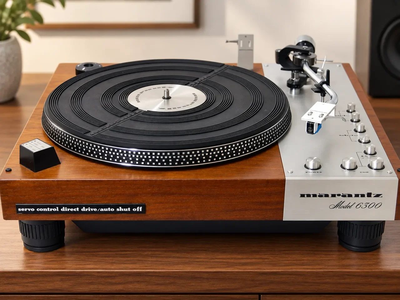 Tocadiscos Marantz 6300 vintage.