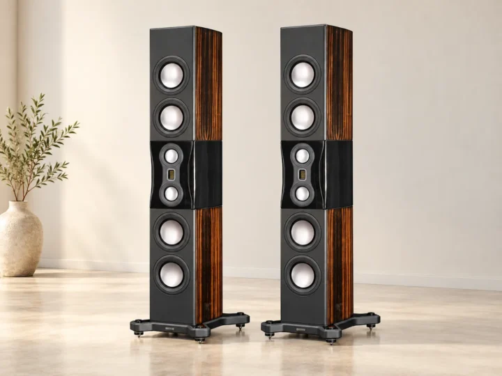 Altavoces de suelo Monitor Audio Platinum 500.