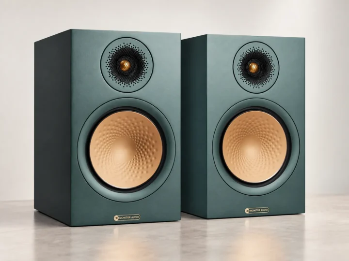Altavoces Monitor Audio Silver 100 7G en acabado Heritage Green.